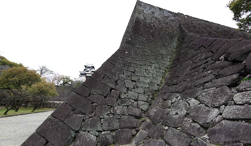 熊本城石牆