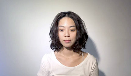 中分瀏海(センターパート)示意圖