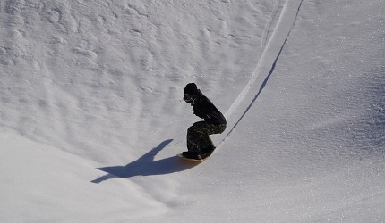 山形縣月山滑雪場的營地