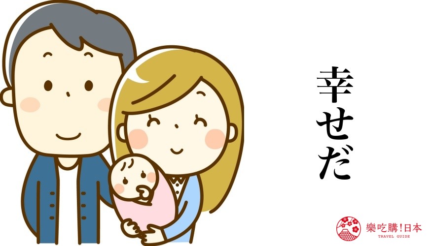 日語我愛你「幸せだ」使用場合示意圖