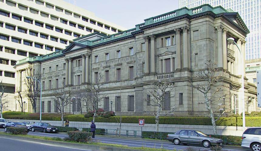 日本銀行外觀照片