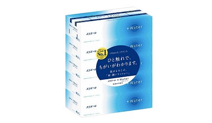 花粉鼻子過敏推薦鼻敏感推介的日本保濕衛生紙巾廁紙elleairWater水潤柔感抽取面紙