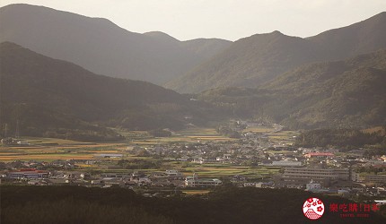 日本最美離島長崎五島360度無敵海景超療癒福江島2天1夜行程推薦推介鬼岳遠處的福江城市遠景