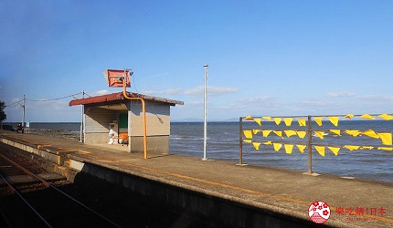 長崎鐵道一日遊推薦推介超美海景島原電車近郊打卡泡溫泉超幸福行程懶人包其中最接近海的車站大三東站