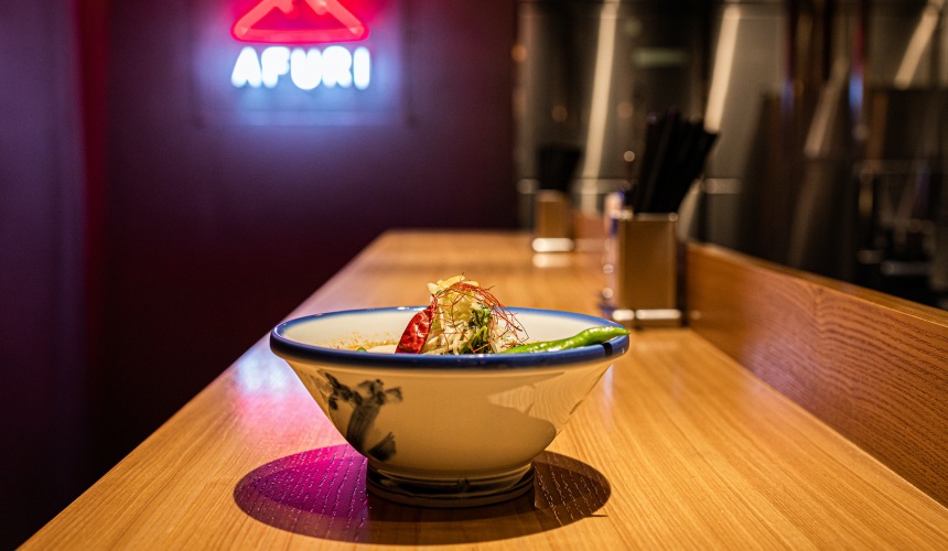 AFURI阿夫利麵示意圖