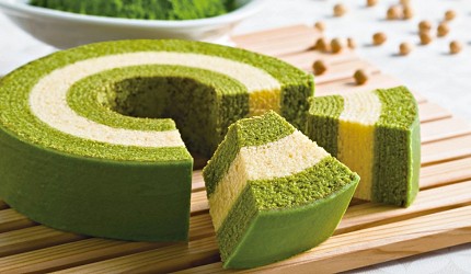 京都必買伴手禮推薦京ばあむ「抹茶豆乳年輪蛋糕」圖