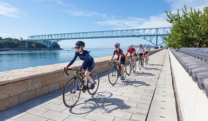 廣島吳市自行車景點推薦飛島海道風景