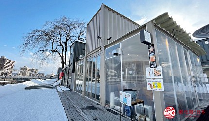 木伏綠地帶狀公園與進駐餐廳街景