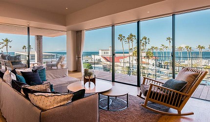 最頂級的「THE MALIBU SUITE」套房,光陽台就有 51 平方米面積