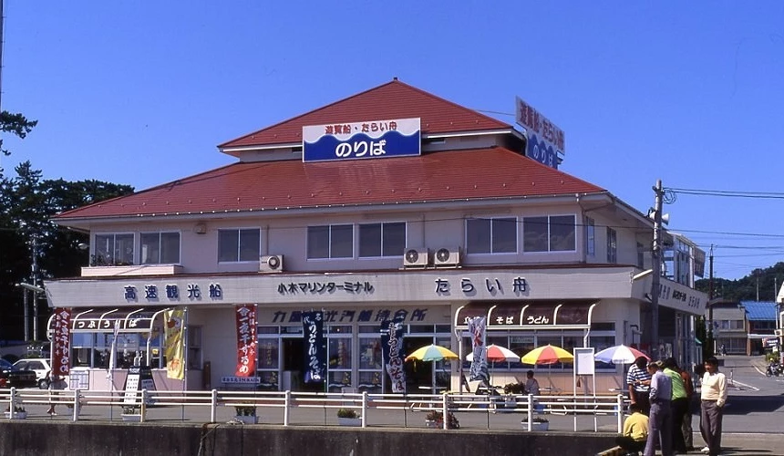 日本新潟佐渡島盆舟搭乘場