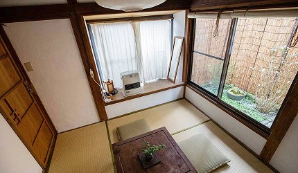 4.5 疊榻榻米的房型,可供 1~2 人入住