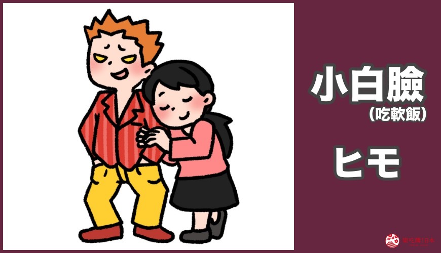 「小白臉」的日文ヒモ