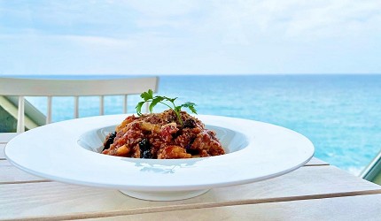 SEA HOUSE的義大利麵餐點