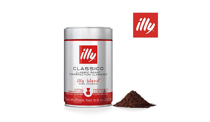 咖啡粉推薦咖啡豆推介咖啡粉保存方法即溶咖啡粉illy品牌研磨摩卡壺lavazza義式咖啡機星巴克美式咖啡機UCC手沖咖啡粉粗細的影響淺焙中焙深焙味道分別介紹義大利咖啡品牌illy商品圖