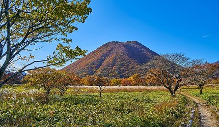 一片楓紅的榛名山