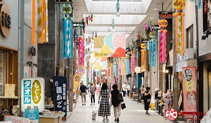 愛媛縣松山市道後商店街配圖