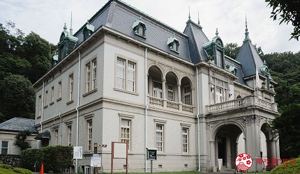 愛媛縣松山市萬翠莊氣派的外觀