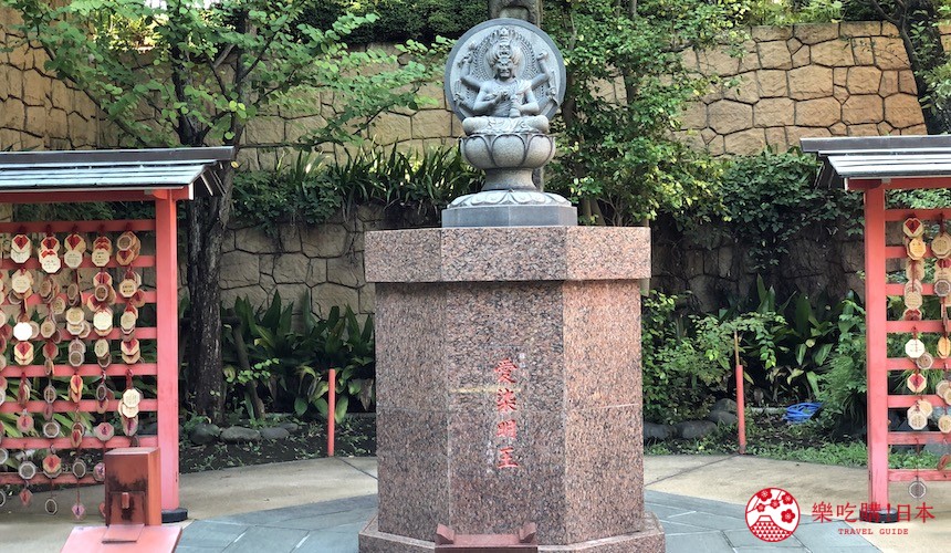 東京商店街「武藏小山 PALM」周邊景點「目黑不動尊」的愛染明王