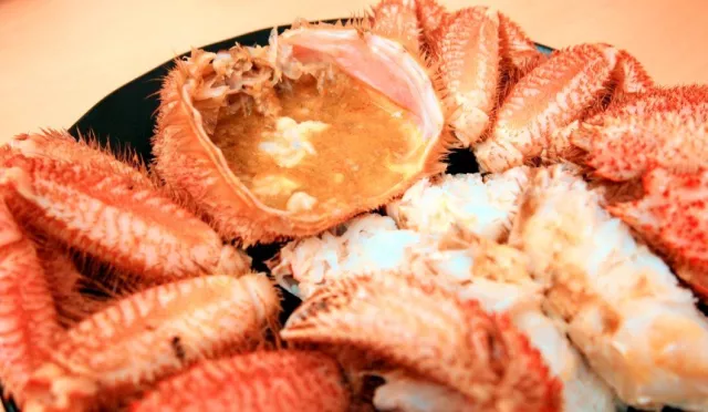 札幌市中央批發市場吃螃蟹、海鮮丼就到「美味堂」，出示優惠券打9折！