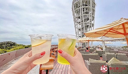 露天陽台上乾杯