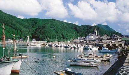 崎津教會前海港景觀