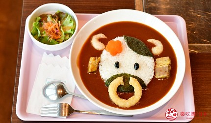 母親牧場可愛乳牛造型咖哩飯，千葉旅遊必吃美食