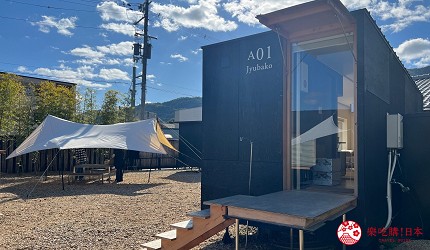 京都自由行推薦新景點Snow Peak LAND STATION 京都嵐山的隈研吾設計的住箱