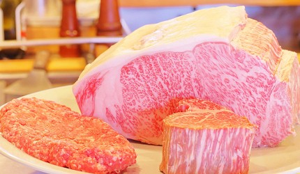 熊野牛肉品橫切面商品照