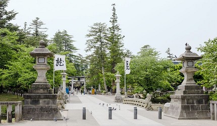 上杉神社境內一景