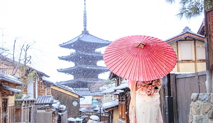日本關西京都雪景景點推介推薦日本冬天景點冬季必去京都下雪點燈打卡金閣寺清水寺貴船神社寶泉院三千院實光院上賀茂神社東福寺嵐山妙滿寺雪之庭介紹文章法觀寺圖