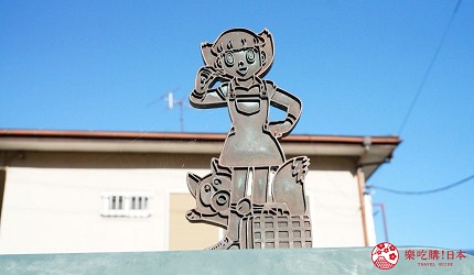 東京近郊川崎JR宿河原站附近《超能力魔美》的浮雕