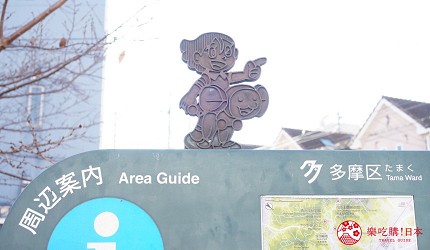 東京近郊川崎JR宿河原站附近的周邊案內圖