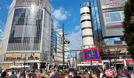 澀谷站前十字路口和主要商圈