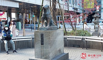 人氣地標忠犬八公像