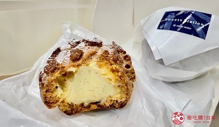 Yoku Moku餅乾脆皮泡芙，卡士達香草餡料現烤現賣