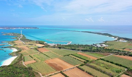 宮古島池間・狩俁・島尻區景點西平安名崎圖