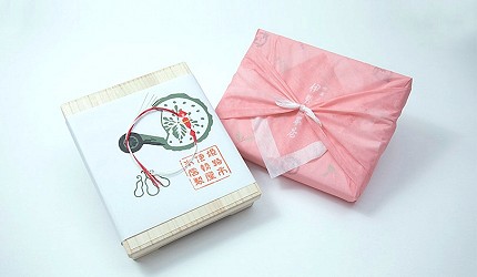 姬路FESTA伴手禮美食推薦和菓子店伊勢屋本店推薦商品玉椿木盒包裝