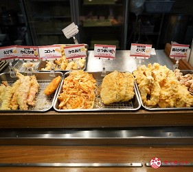 岡山倉敷Ario竹清烏龍麵現炸天婦羅酥脆新鮮美食畫面