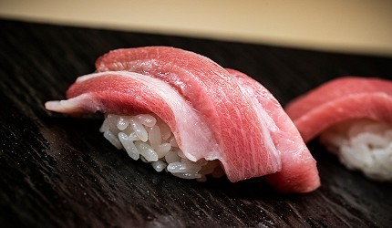 東京無菜單 OMAKASE 壽司「銀座 鮨佑」壽司示意圖