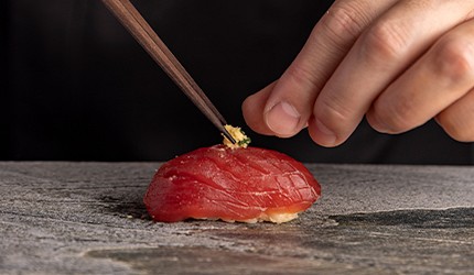 東京無菜單 OMAKASE 壽司示意圖