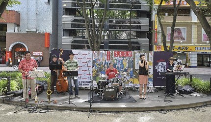 日本秋天仙台爵士音樂節樂團演奏照
