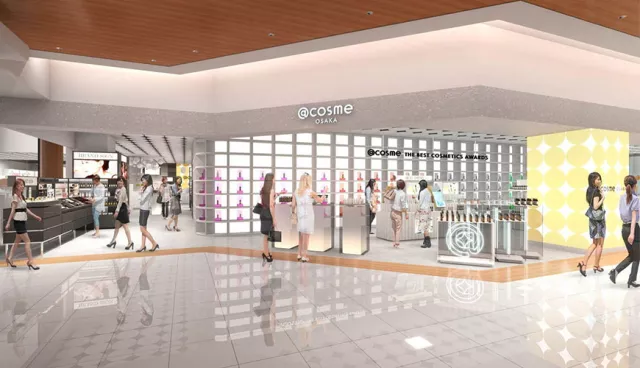 關西最大彩妝保養聖地！「@cosme OSAKA旗艦店」大阪梅田9/1開幕