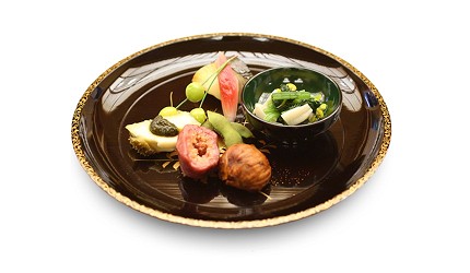 精緻的日式料理和擺盤