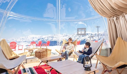 石打丸山 Resort Center度假中心半圓形透明帳篷