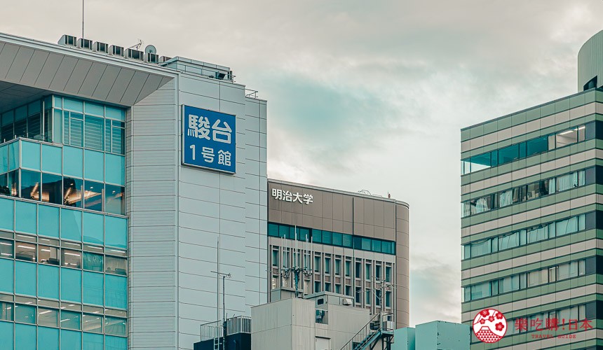 日本東京文京區御茶之水聖橋附近的大樓景色