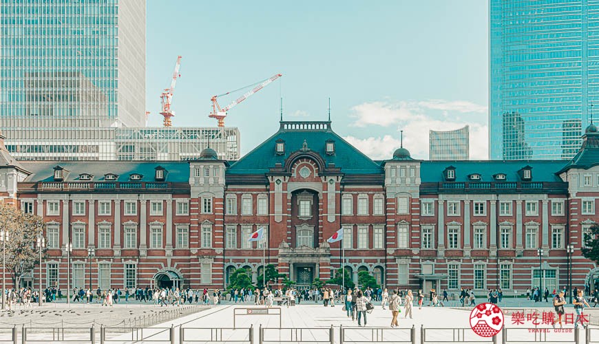 日本東京千代田區東京車站建築外觀