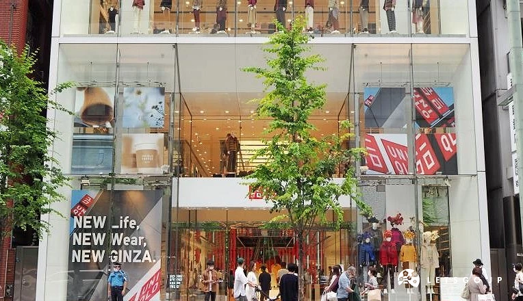 「UNIQLO 銀座」店門口
