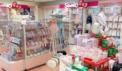 Sanrio三麗鷗專賣店，Hello Kitty等人氣角色商品