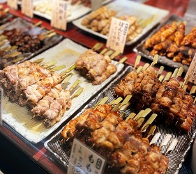 兩國茶屋串燒專區，金澤B1樓熟食美食