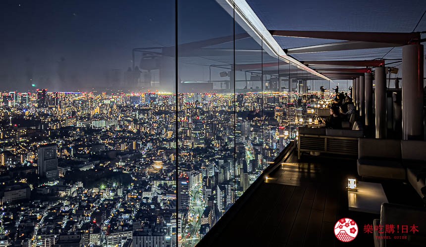 日本東京澀谷區SHIBUYA SKY的東京鐵塔夜景的拍攝地